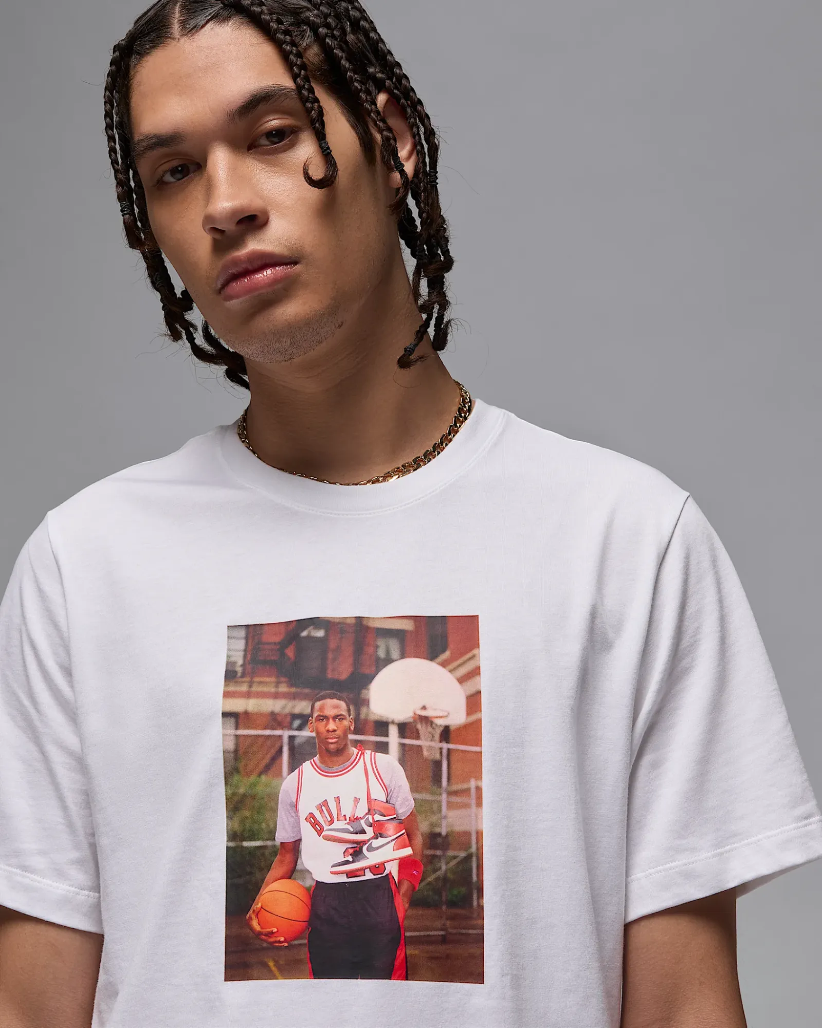 JORDAN PHOTO TEE HJ2354-100 - WHITE