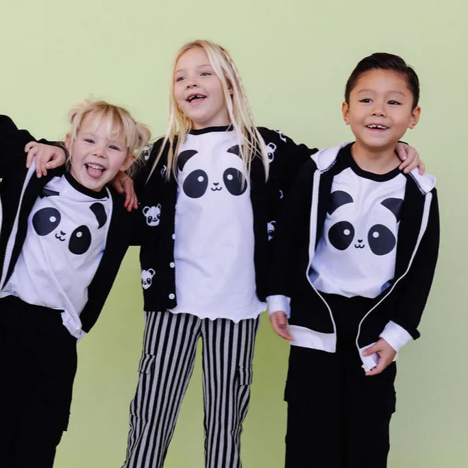 Kawaii Panda Baseball T-Shirt