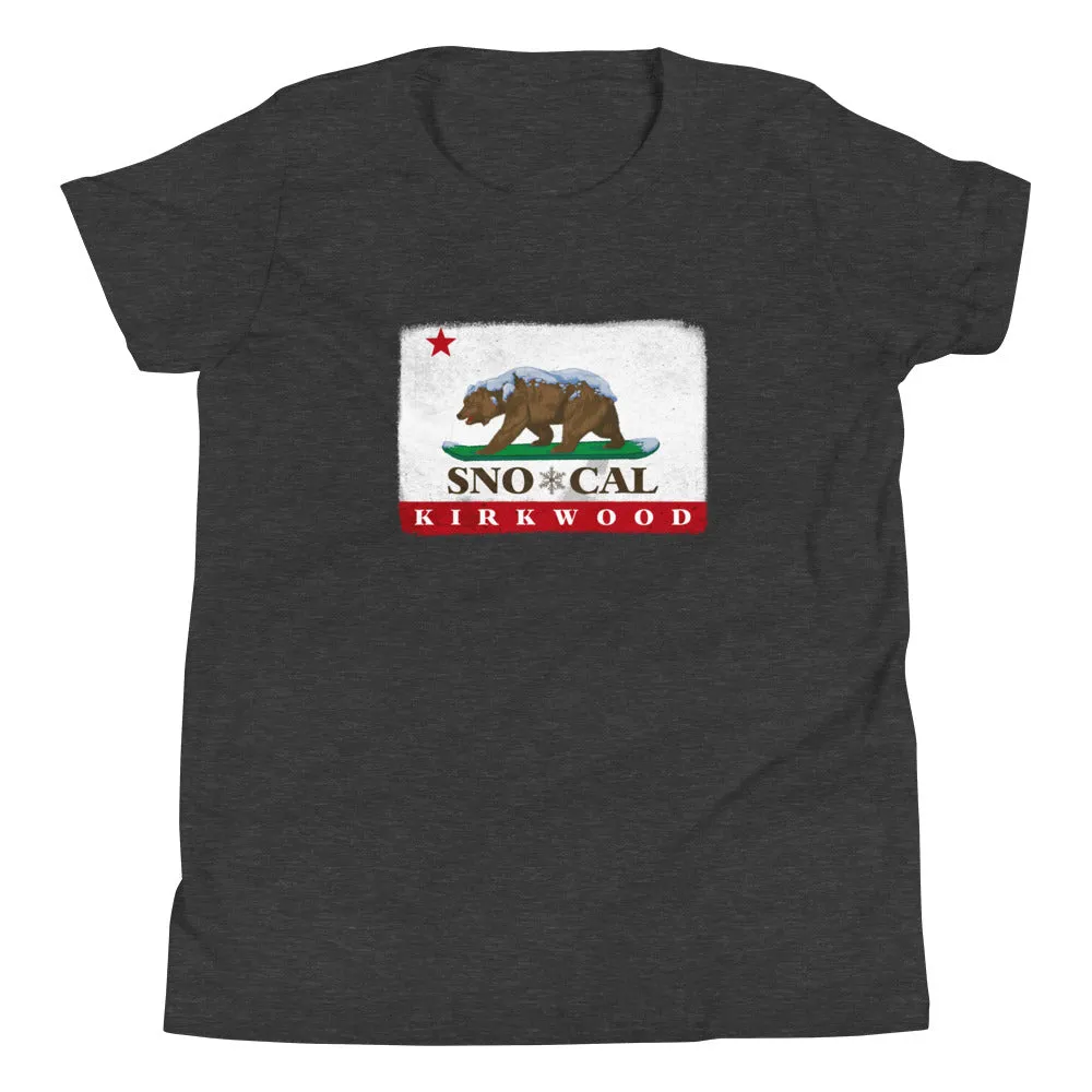 Kirkwood CA Flag Kids Shirt