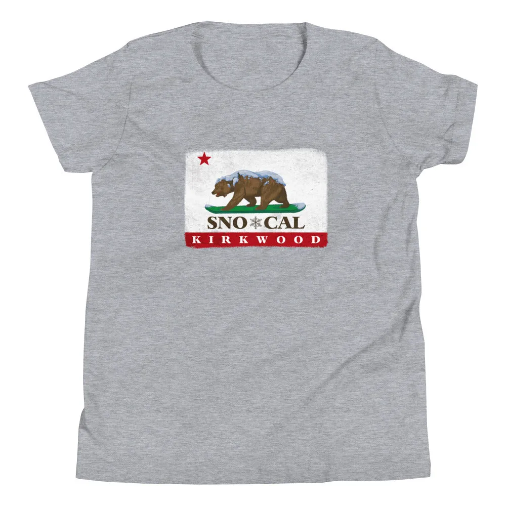 Kirkwood CA Flag Kids Shirt