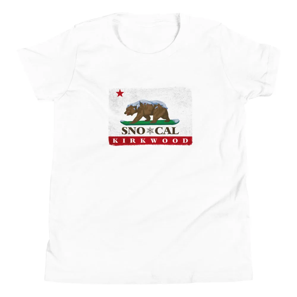 Kirkwood CA Flag Kids Shirt