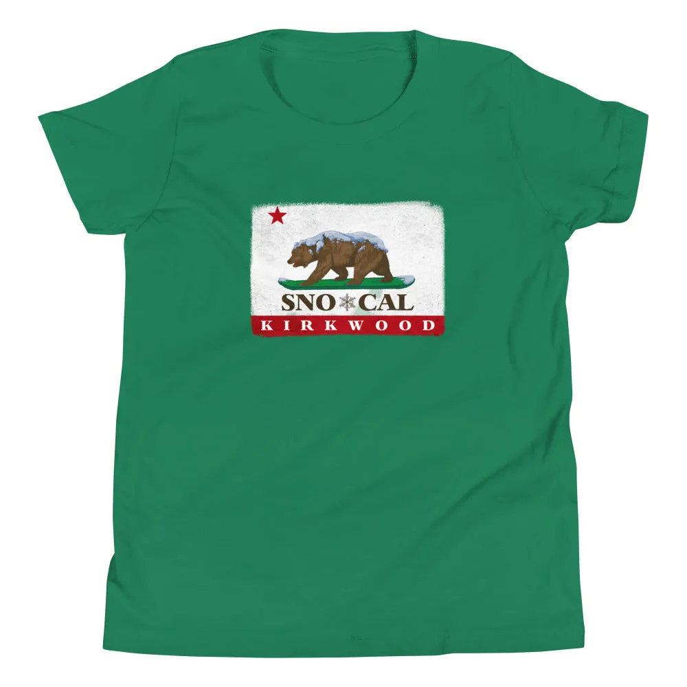 Kirkwood CA Flag Kids Shirt