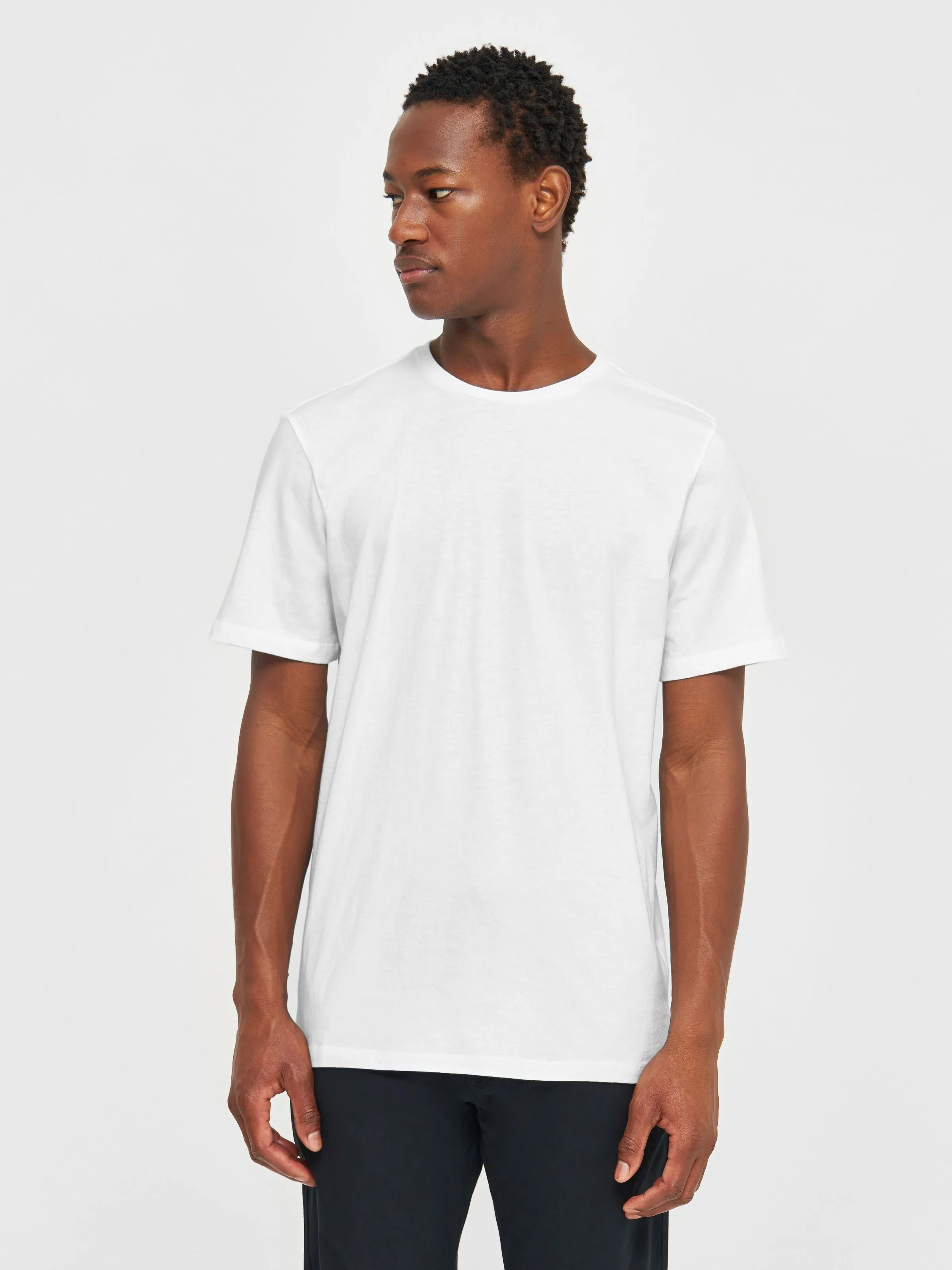 KNOWLEDGE COTTON APPAREL Agnar Basic T-Shirt bright white