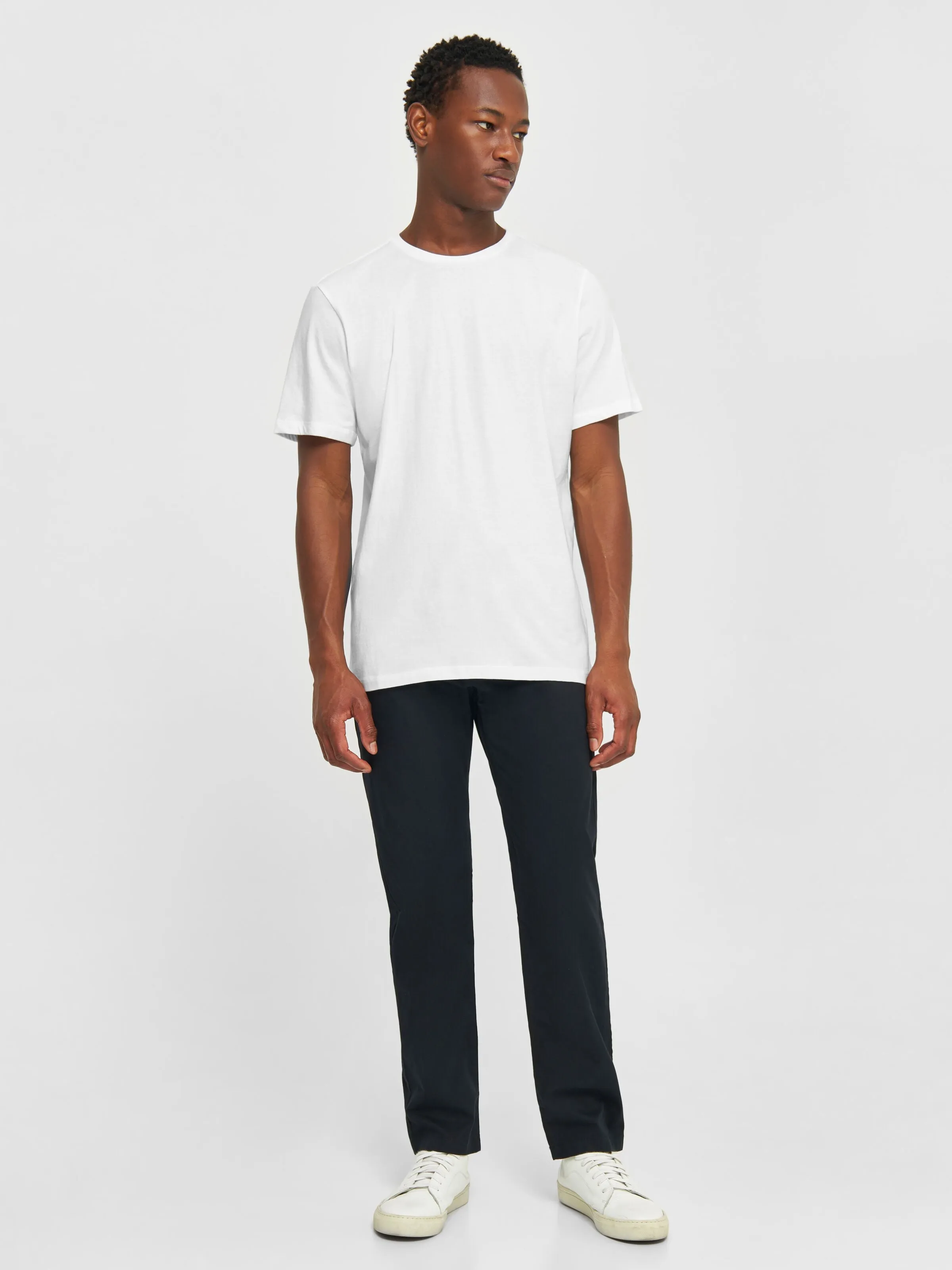 KNOWLEDGE COTTON APPAREL Agnar Basic T-Shirt bright white