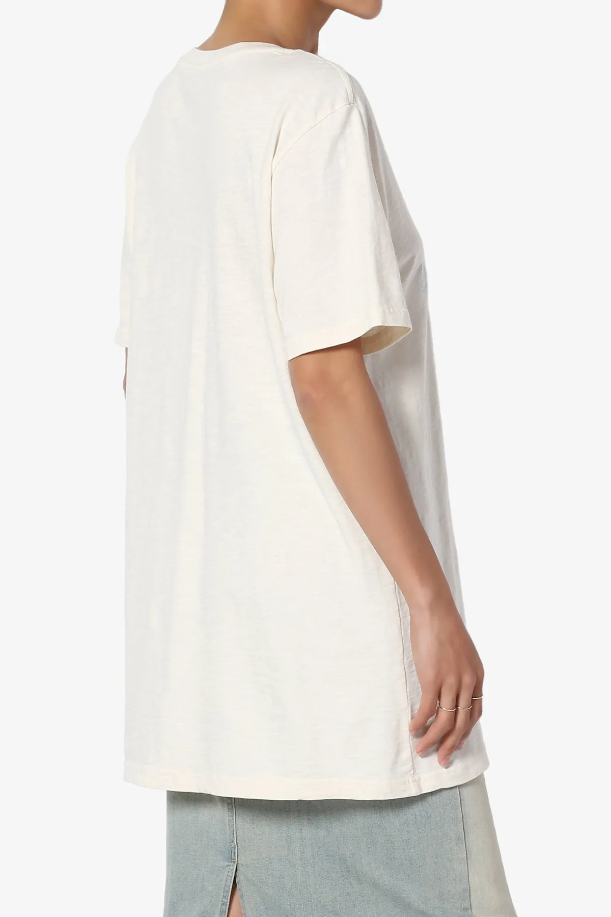 Korie Letter Print Short Sleeve Tee