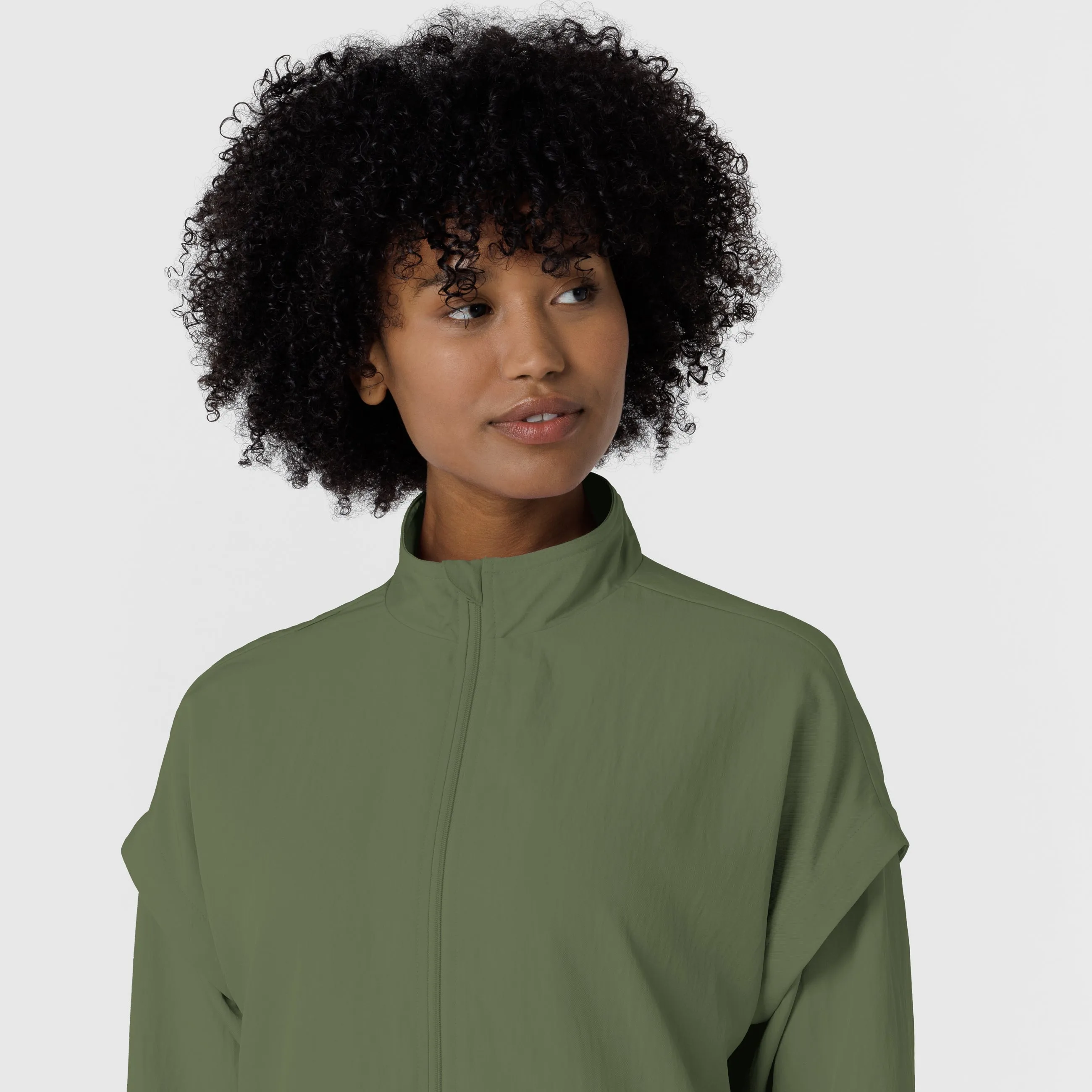 Layers 8014 BreezeBreaker Scrub Jacket Olive