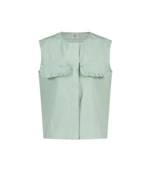 LE SONNET Frill Vest Top - Mint
