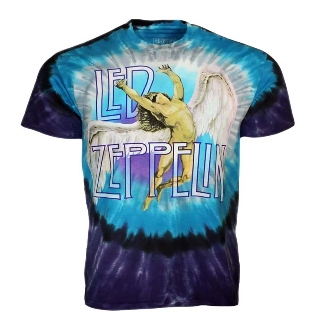 Led Zeppelin Swan Song Tie Dye T-Shirt