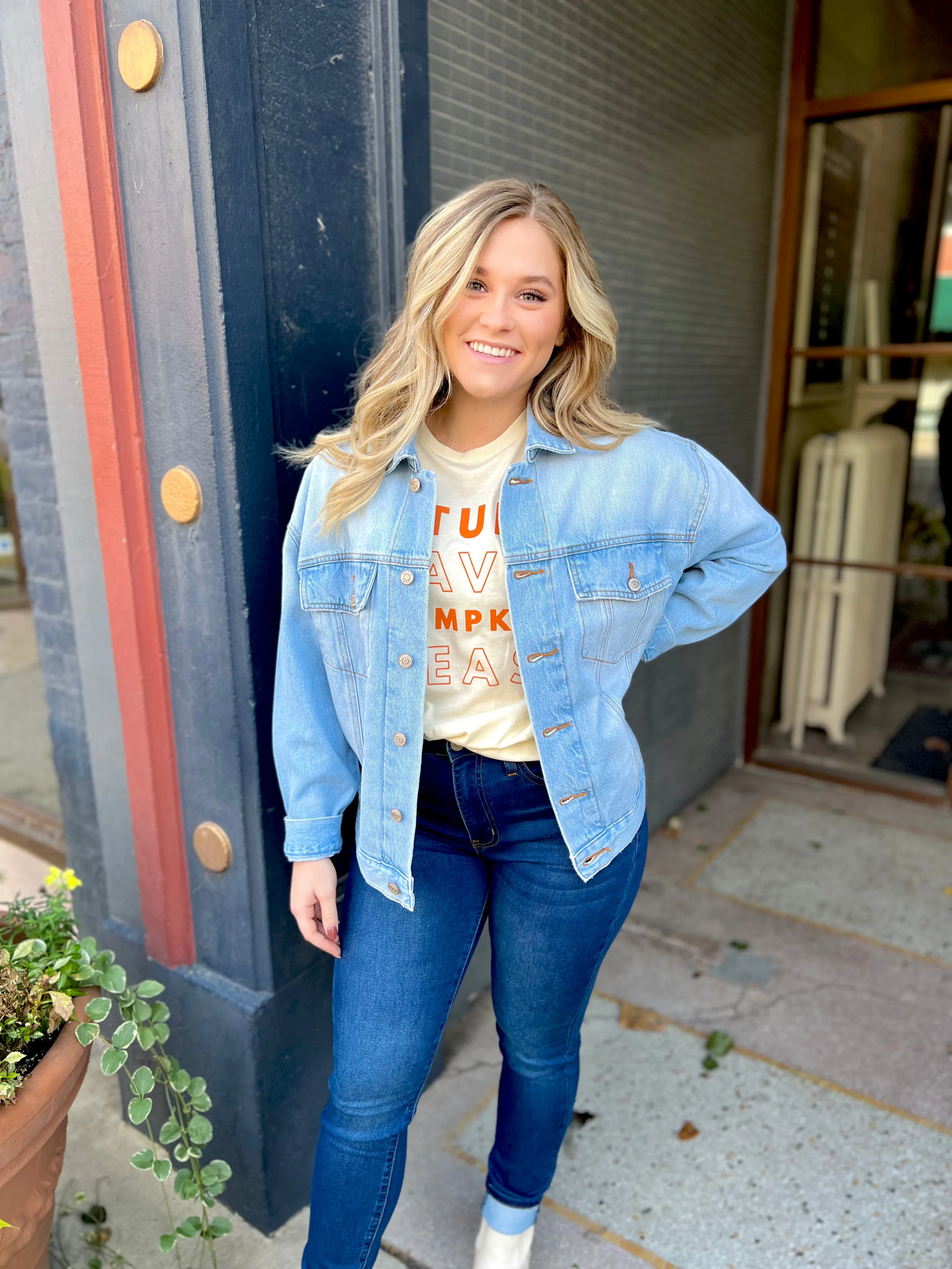 Light Wash Denim Jacket