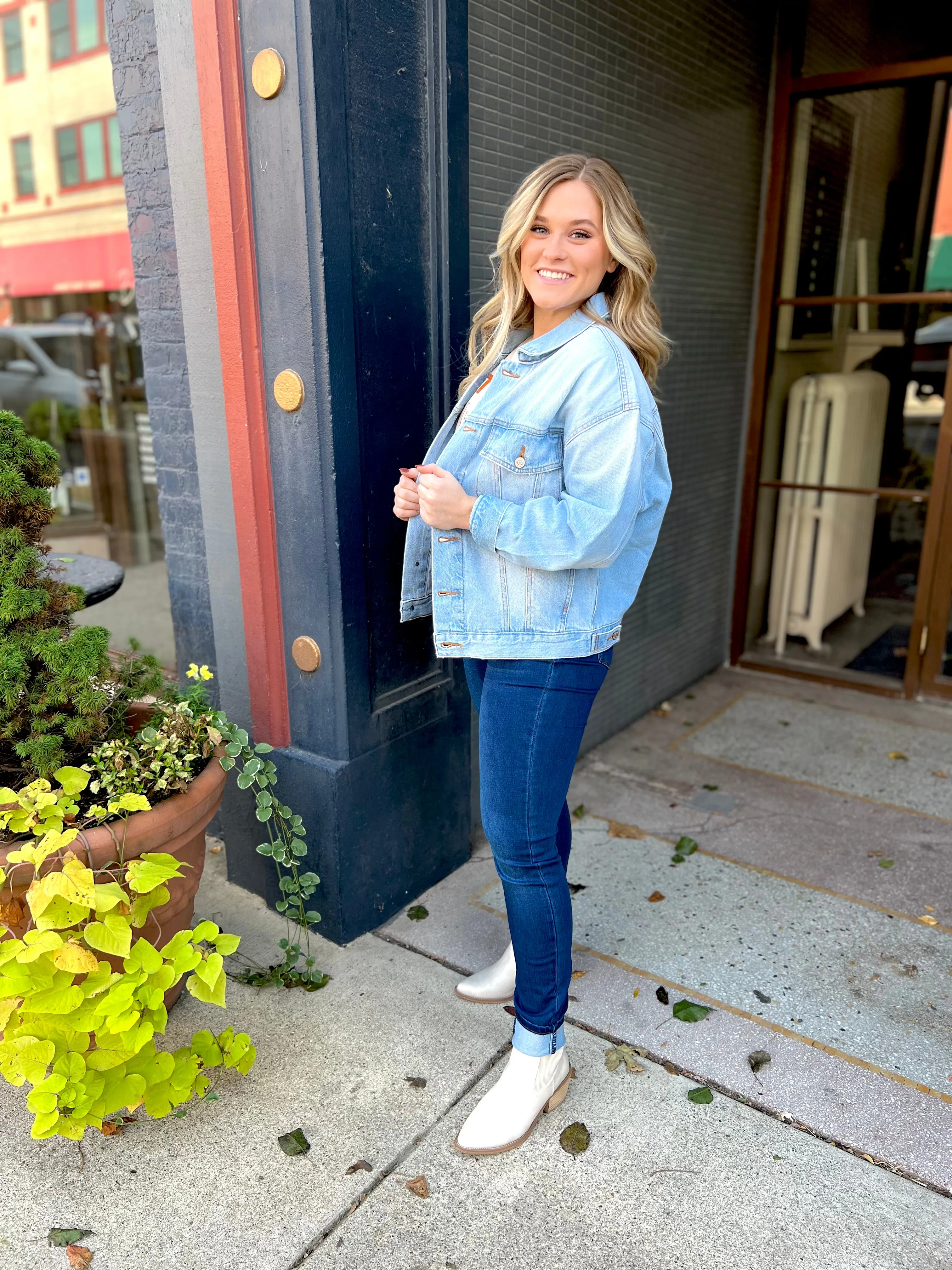 Light Wash Denim Jacket