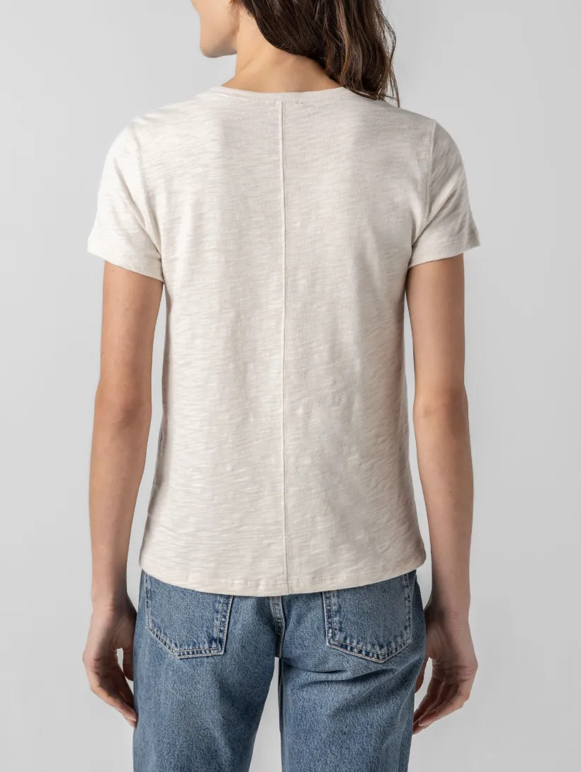 LILLA P S/S BACK SEAM CREW TEE