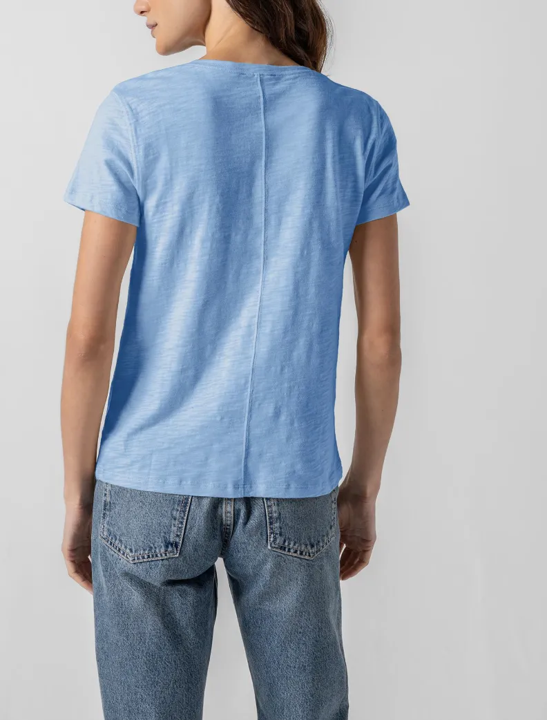 LILLA P S/S BACK SEAM CREW TEE