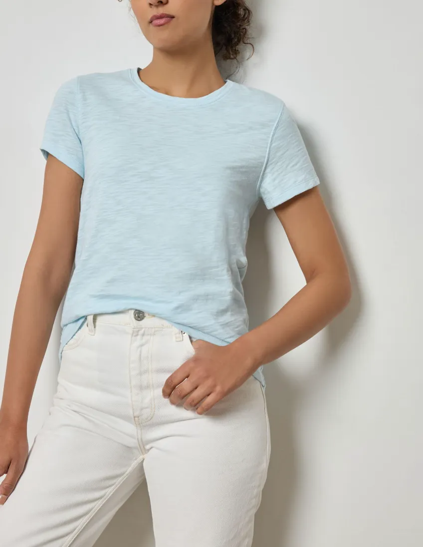 LILLA P S/S BACK SEAM CREW TEE