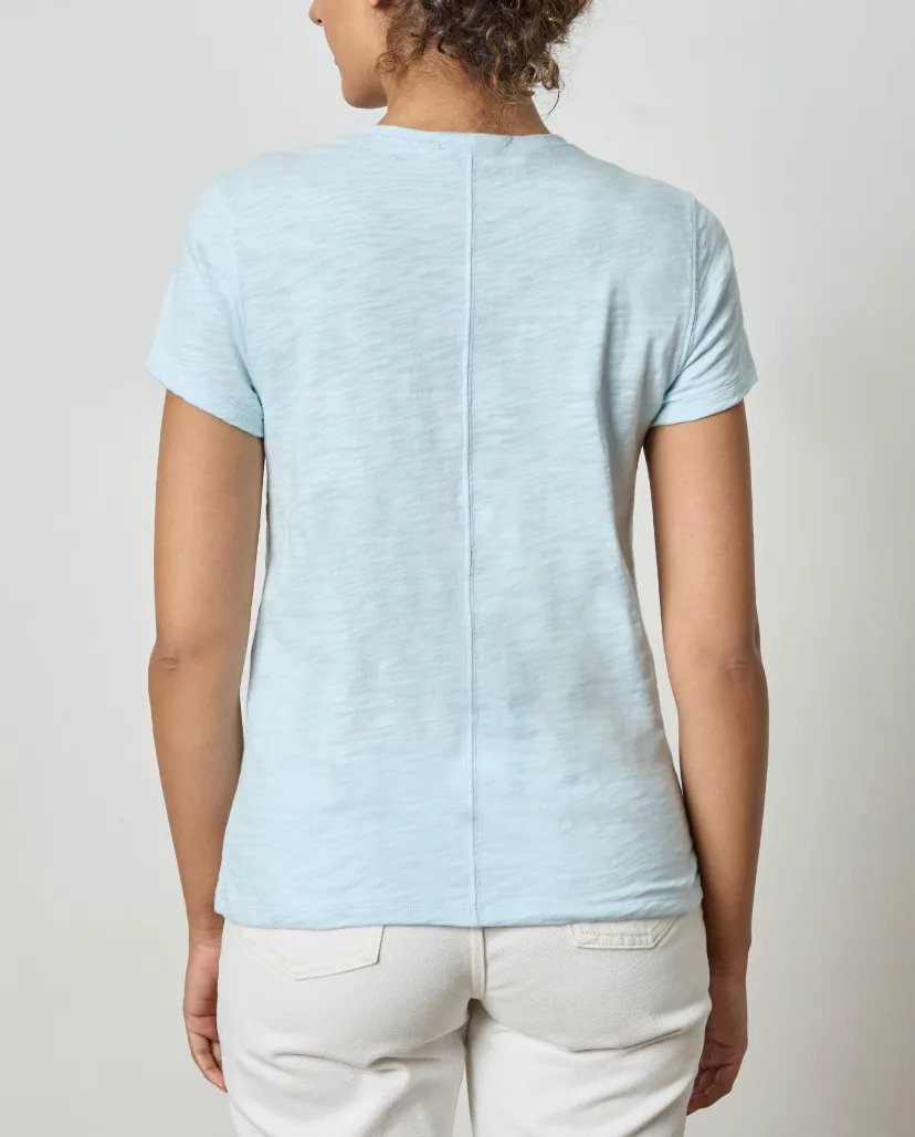 LILLA P S/S BACK SEAM CREW TEE