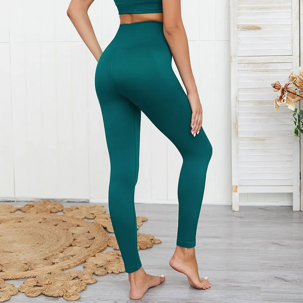 Lily High-Waist Seamless Stretch Leggings