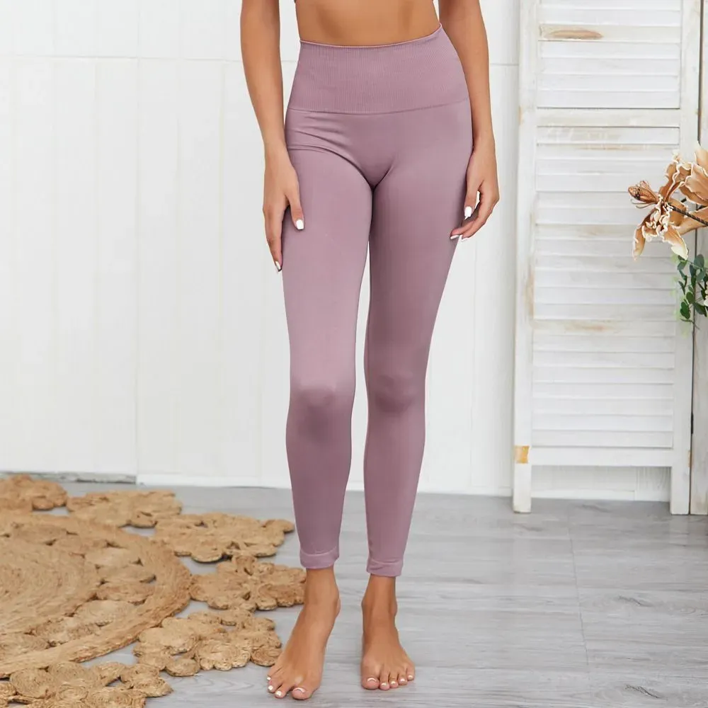 Lily High-Waist Seamless Stretch Leggings