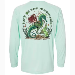 Luck Of The Mermaids Performance Sun Shirt - Mint