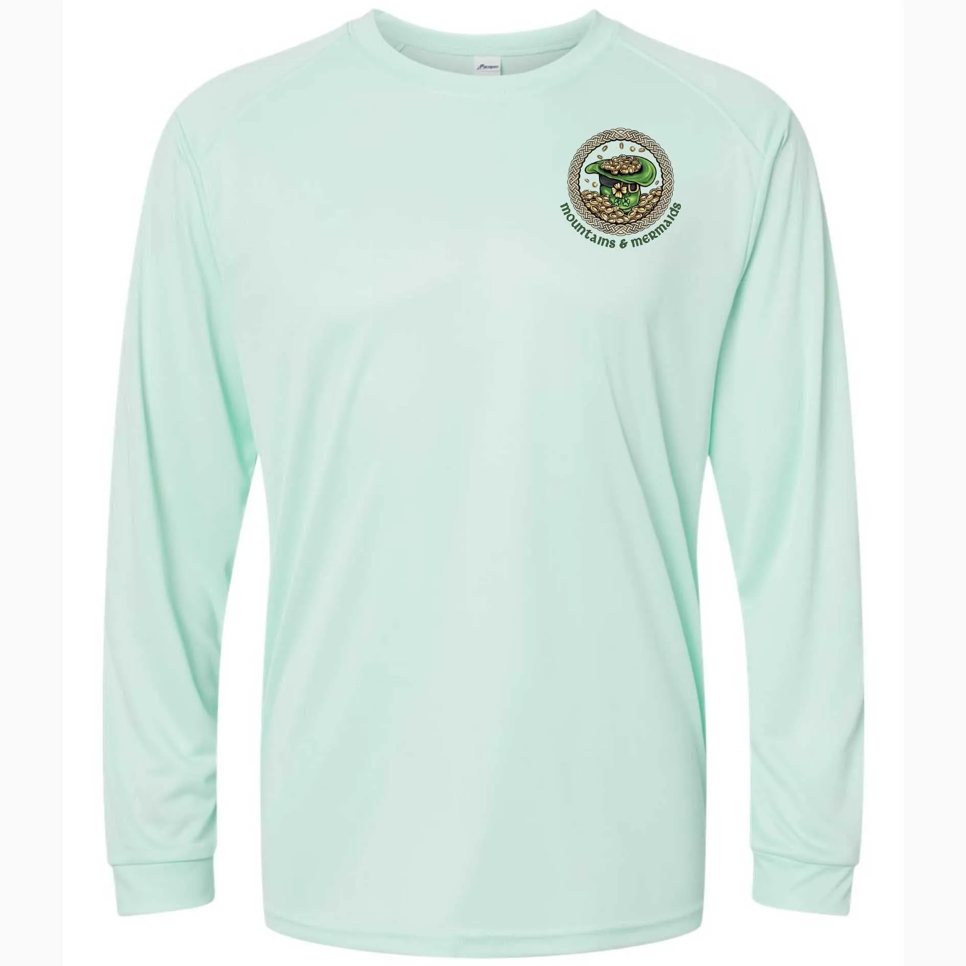 Luck Of The Mermaids Performance Sun Shirt - Mint