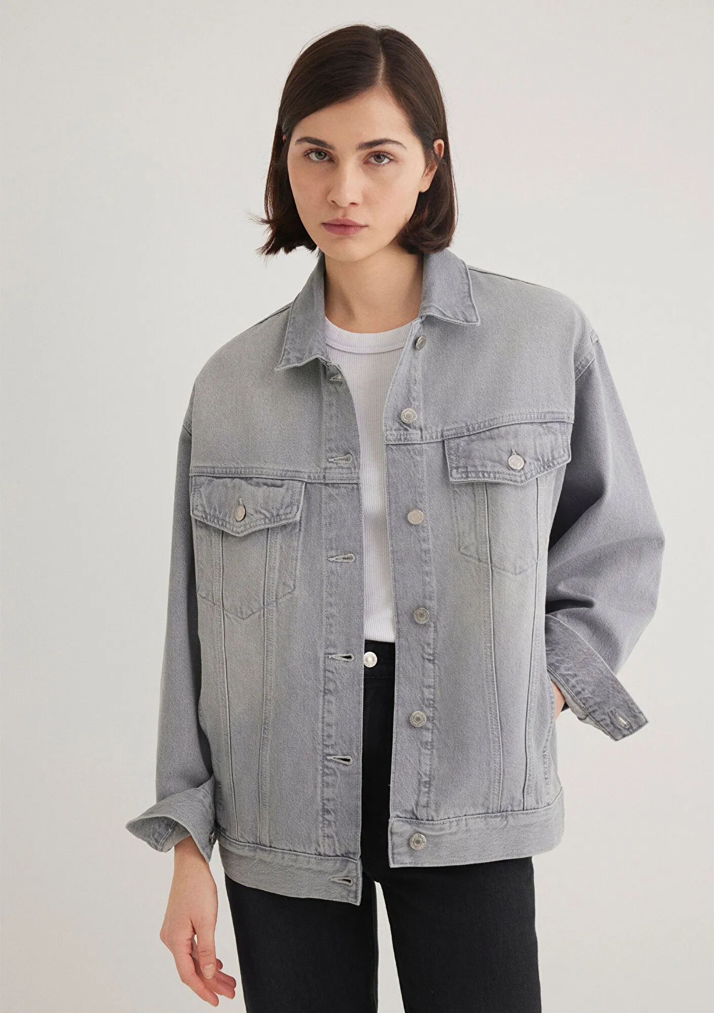 Luna Light Smoke 90s Jean Jacket