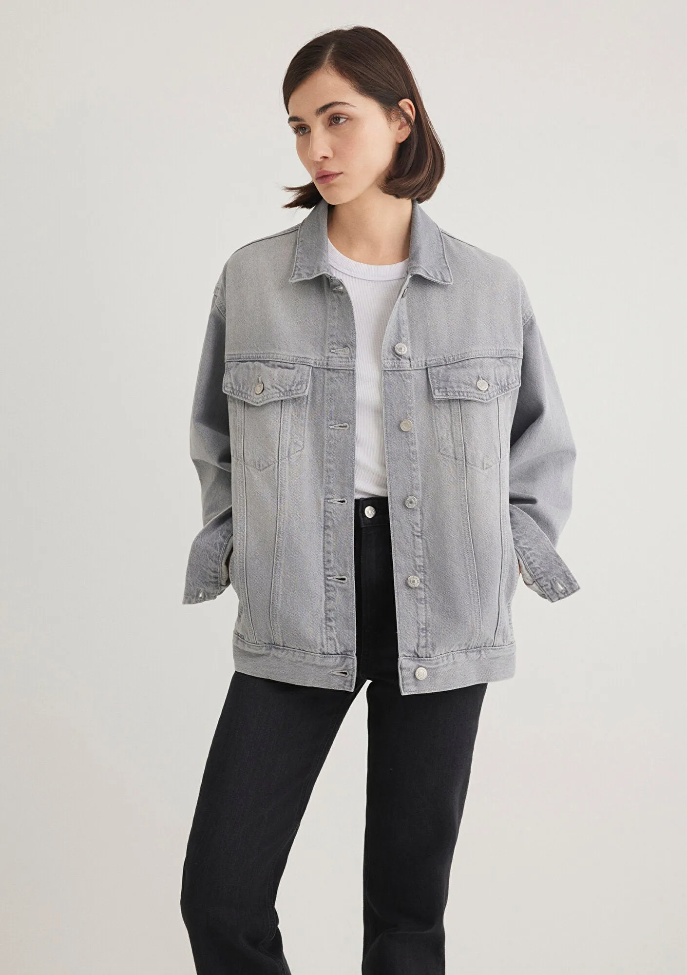 Luna Light Smoke 90s Jean Jacket