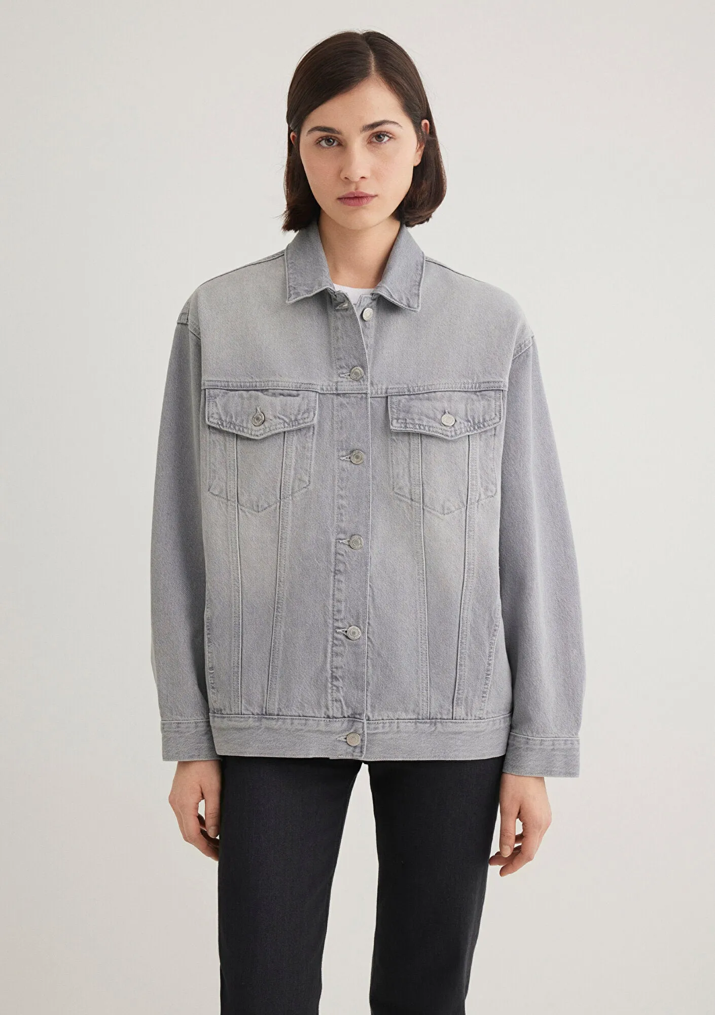 Luna Light Smoke 90s Jean Jacket