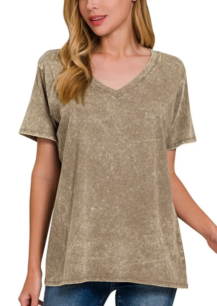 Maggie Mineral Wash Tee