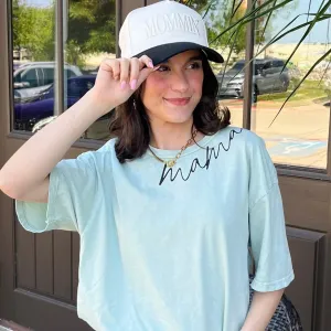 Mama Mineral Washed Graphic Top