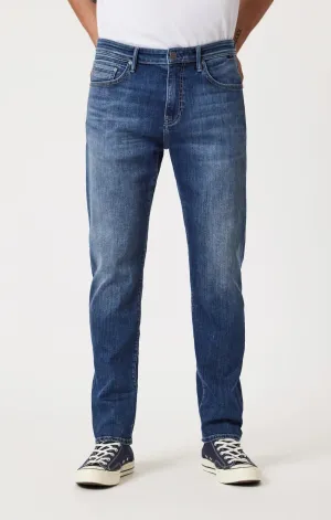 Marcus Slim Straight Leg Jeans| Dark Brushed Williamsburg