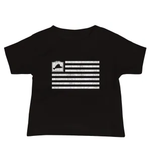 Martha's Vineyard Flag Baby Short Sleeve T Shirt