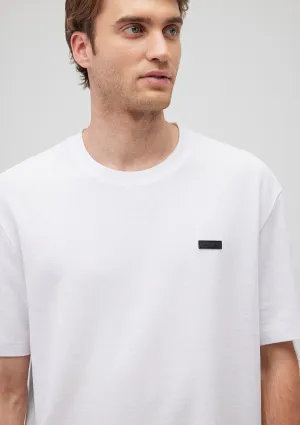 Mavi Black Textured Basic T-Shirt