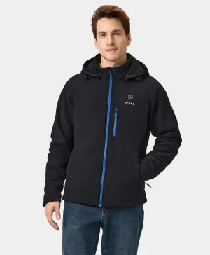 Men's Classic Heated Jacket (4 Heating Zones) - Black & Blue
