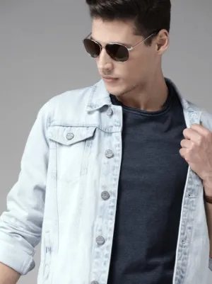 Mens Denim Jacket Light Blue