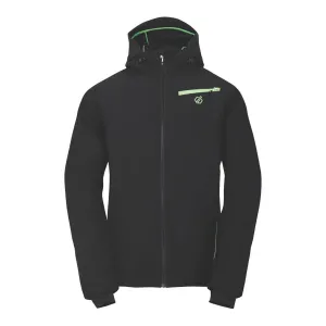 Mens Jacket Waterproof Windproof Breathable Black Hooded Large Size 62" Chest