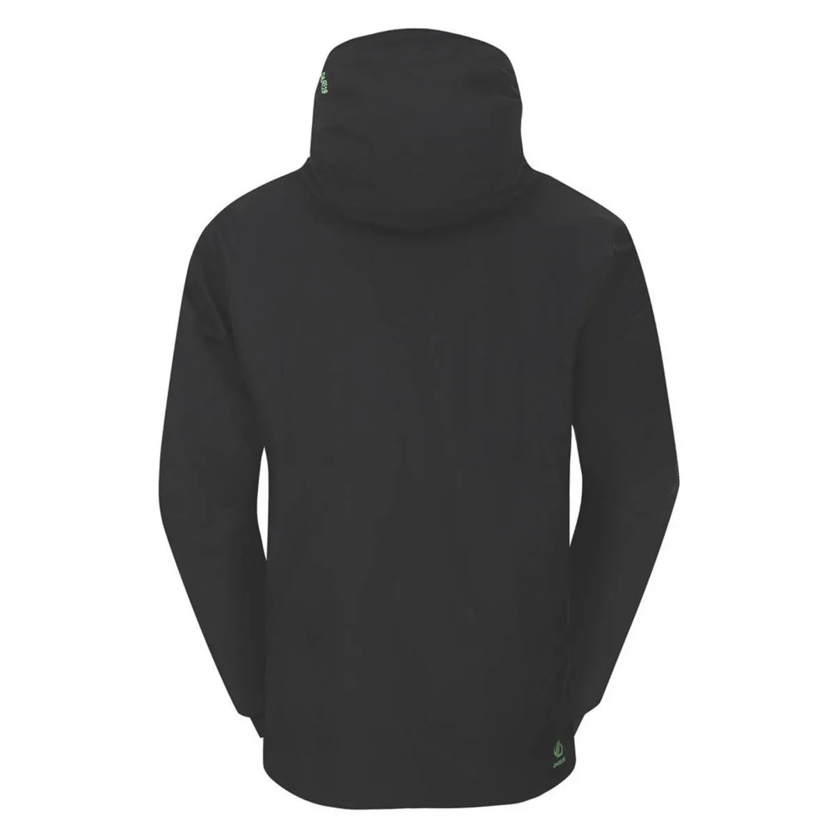 Mens Jacket Waterproof Windproof Breathable Black Hooded Large Size 62" Chest