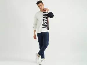 Mens Long Sleeve Solid Sweatshirt