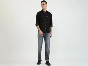 Mens Slim Fit Check Shirt