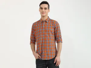 Mens Slim Fit Check Shirt