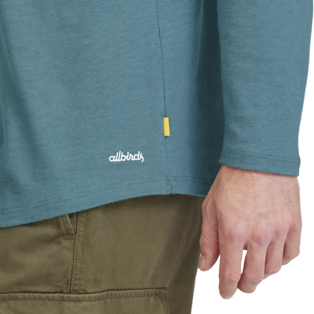 Men's Soft Merino Long Sleeve Tee - Chasm Teal