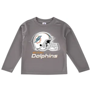 Miami Dolphins Toddler Boys' Long Sleeve Logo Tee