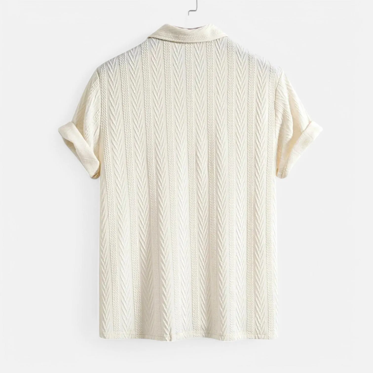 Monacogents | Textured Polo T-Shirt – Understated Cool, Elevated Craft
