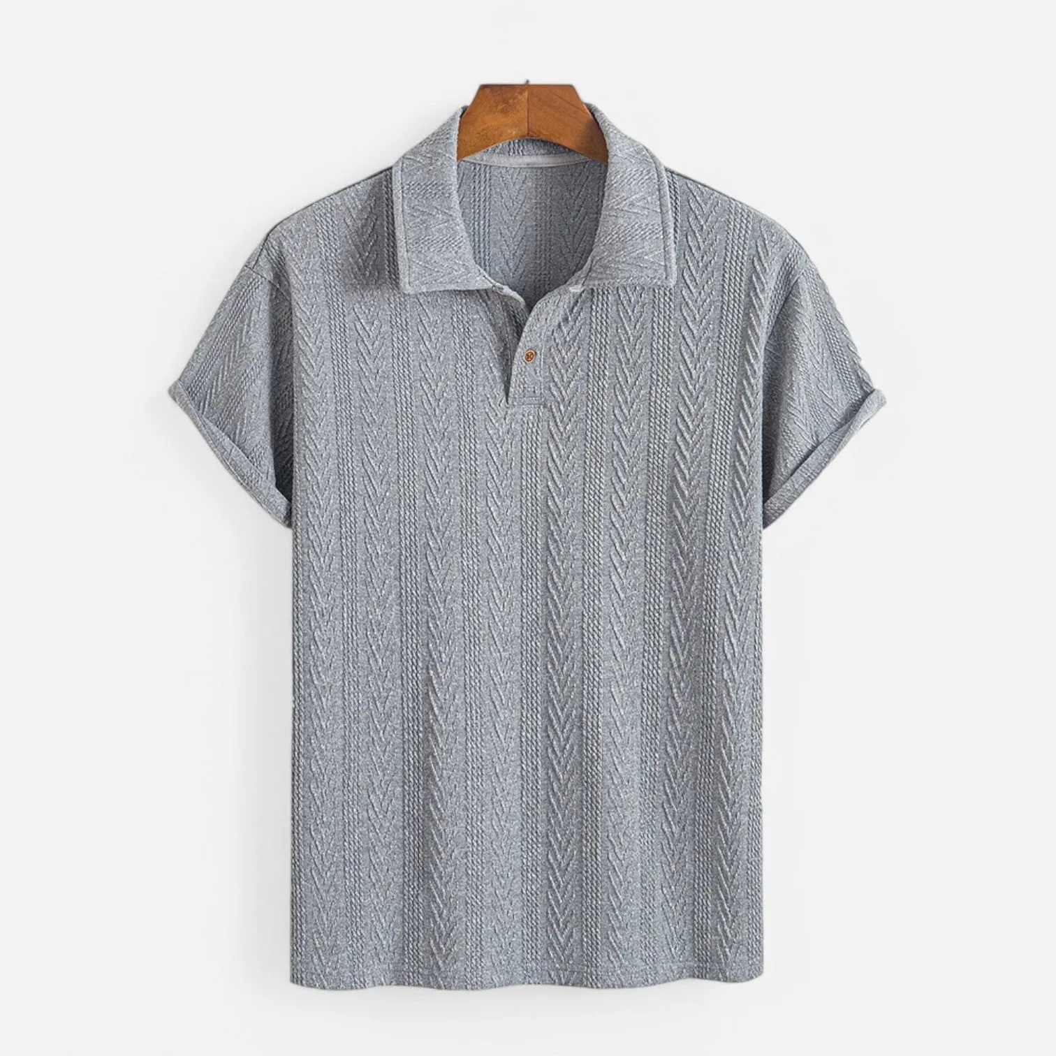 Monacogents | Textured Polo T-Shirt – Understated Cool, Elevated Craft