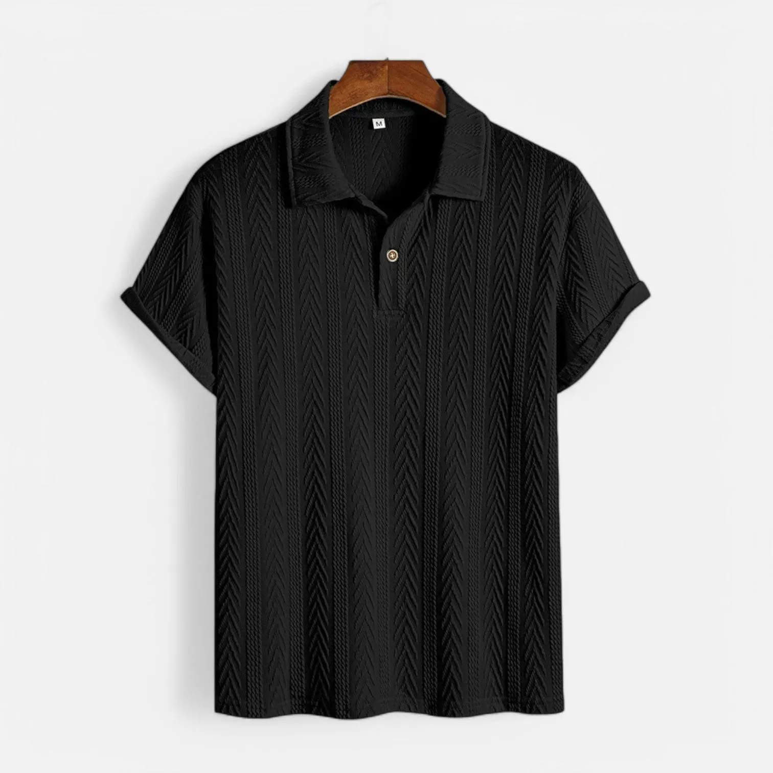 Monacogents | Textured Polo T-Shirt – Understated Cool, Elevated Craft