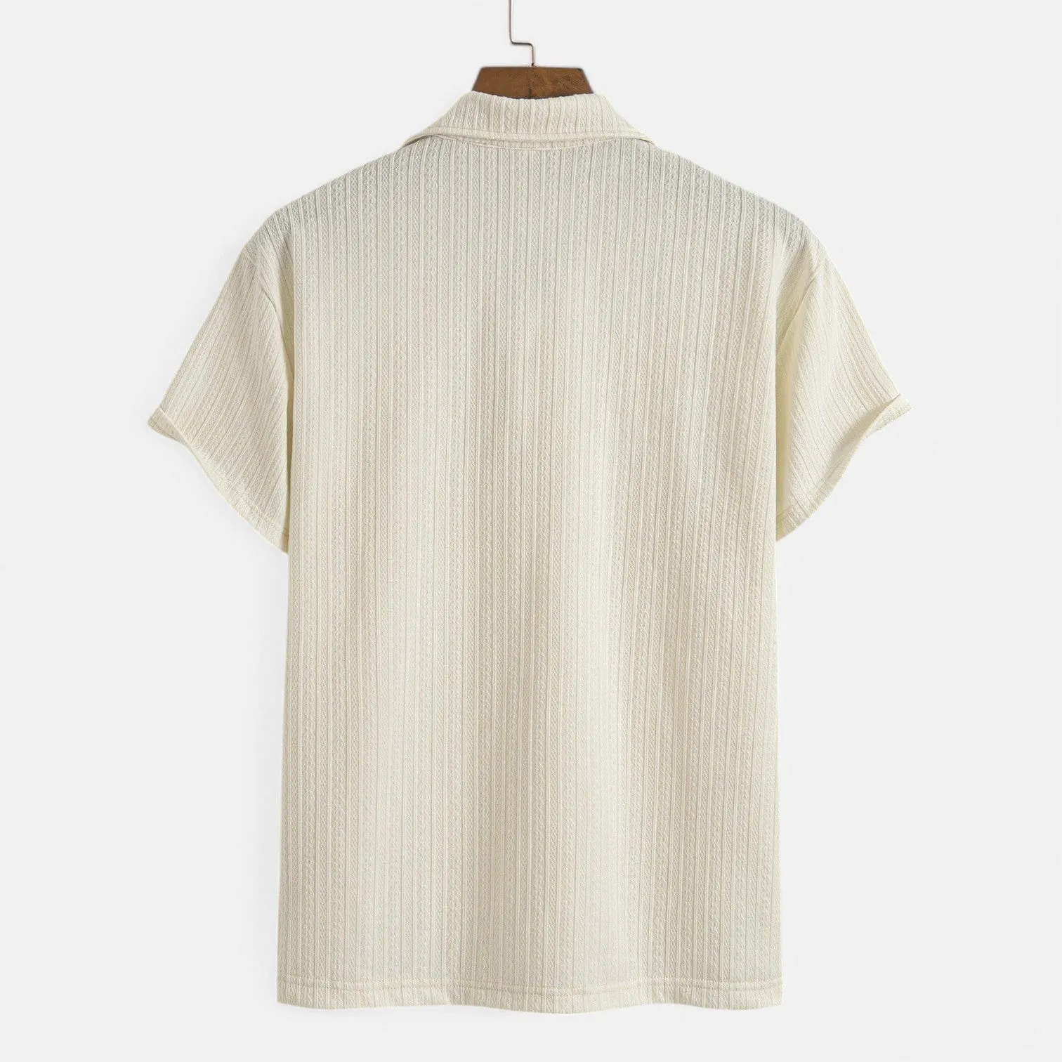 Monacogents | Textured Polo T-Shirt – Understated Cool, Elevated Craft