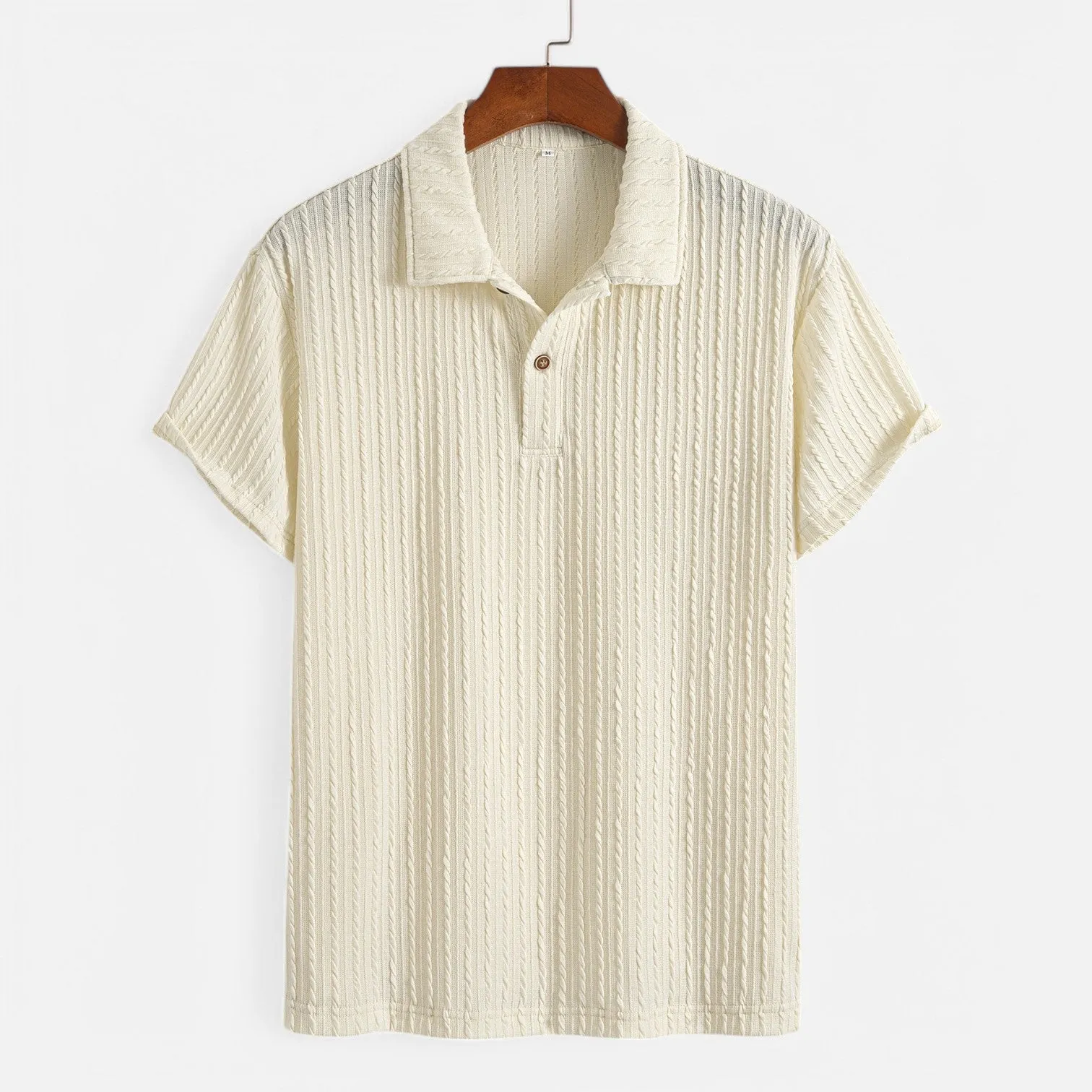 Monacogents | Textured Polo T-Shirt – Understated Cool, Elevated Craft