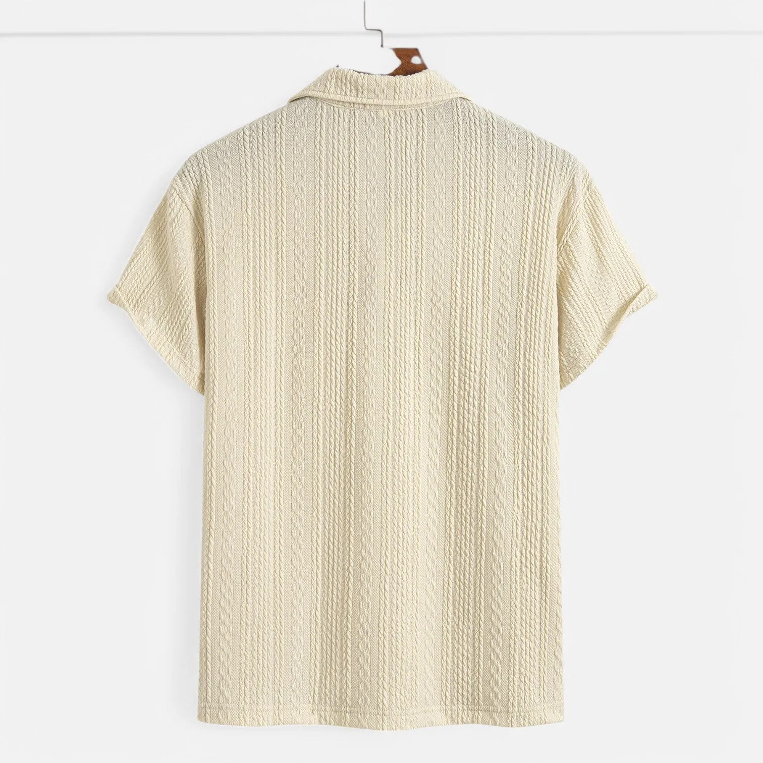 Monacogents | Textured Polo T-Shirt – Understated Cool, Elevated Craft
