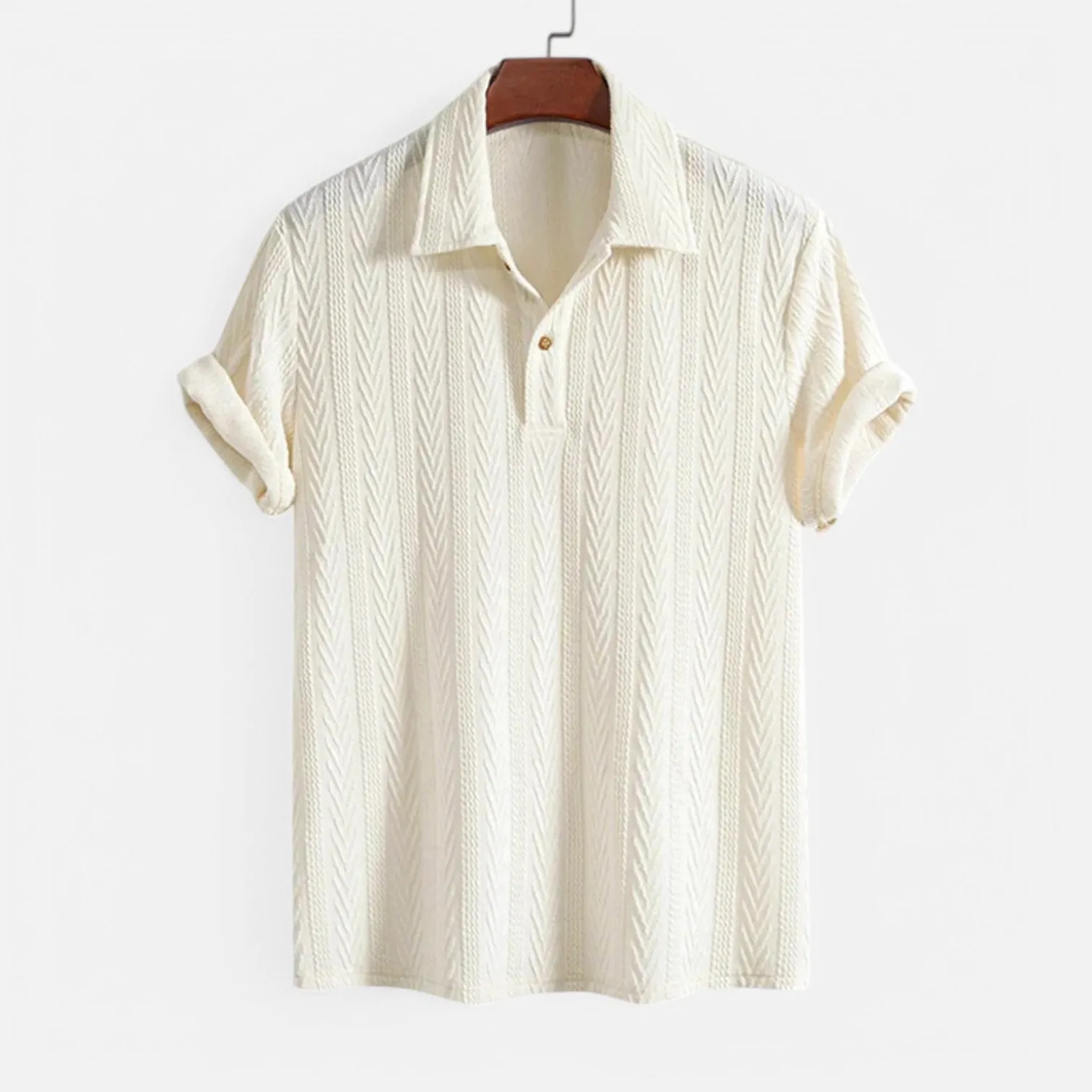 Monacogents | Textured Polo T-Shirt – Understated Cool, Elevated Craft