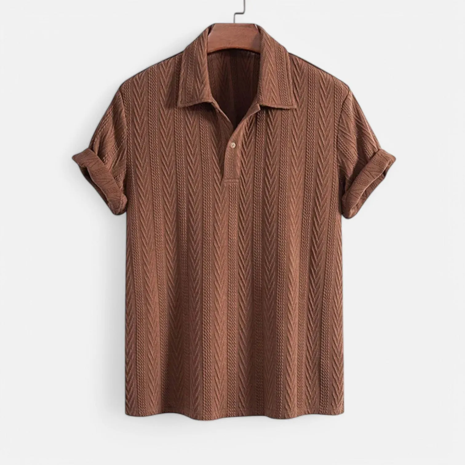 Monacogents | Textured Polo T-Shirt – Understated Cool, Elevated Craft