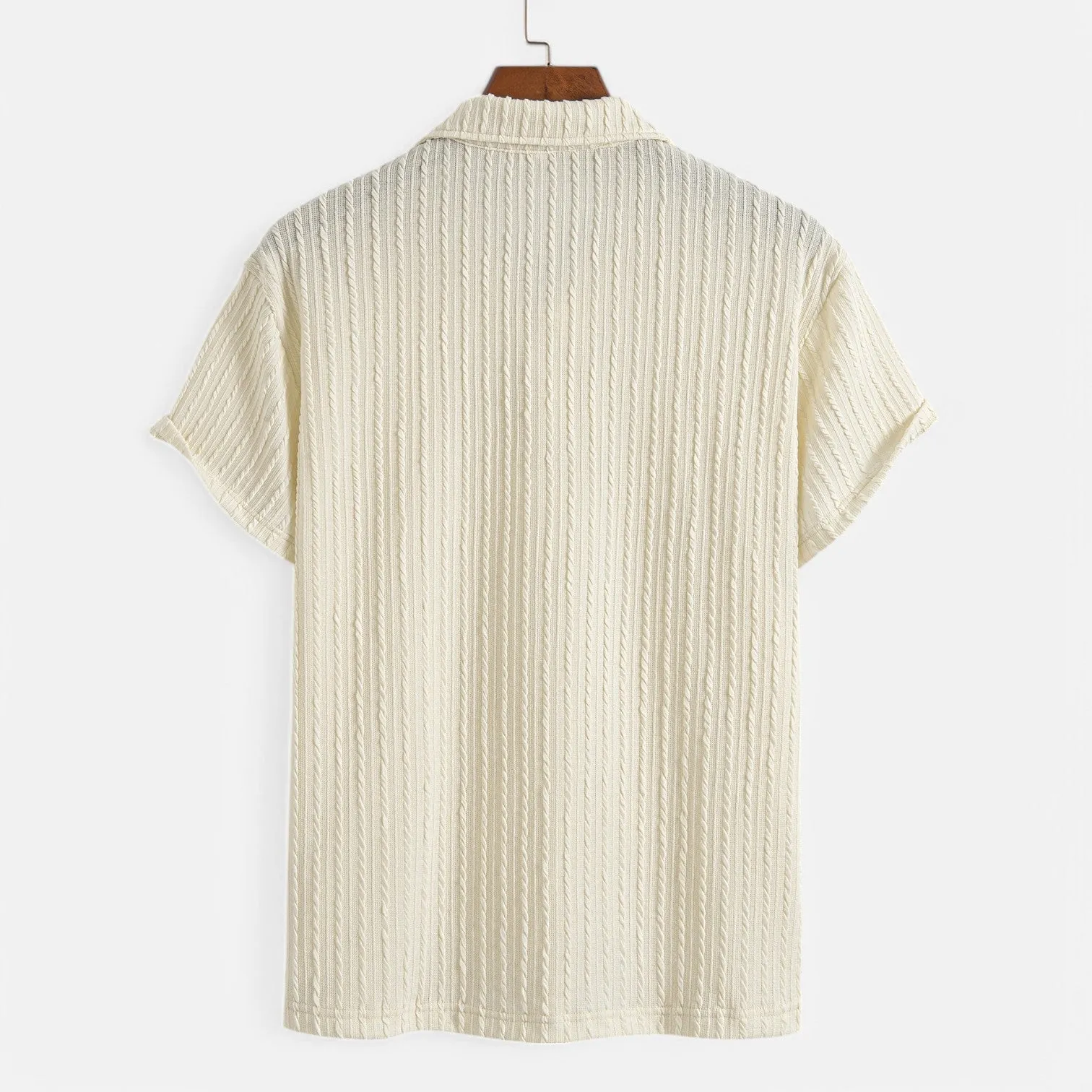 Monacogents | Textured Polo T-Shirt – Understated Cool, Elevated Craft