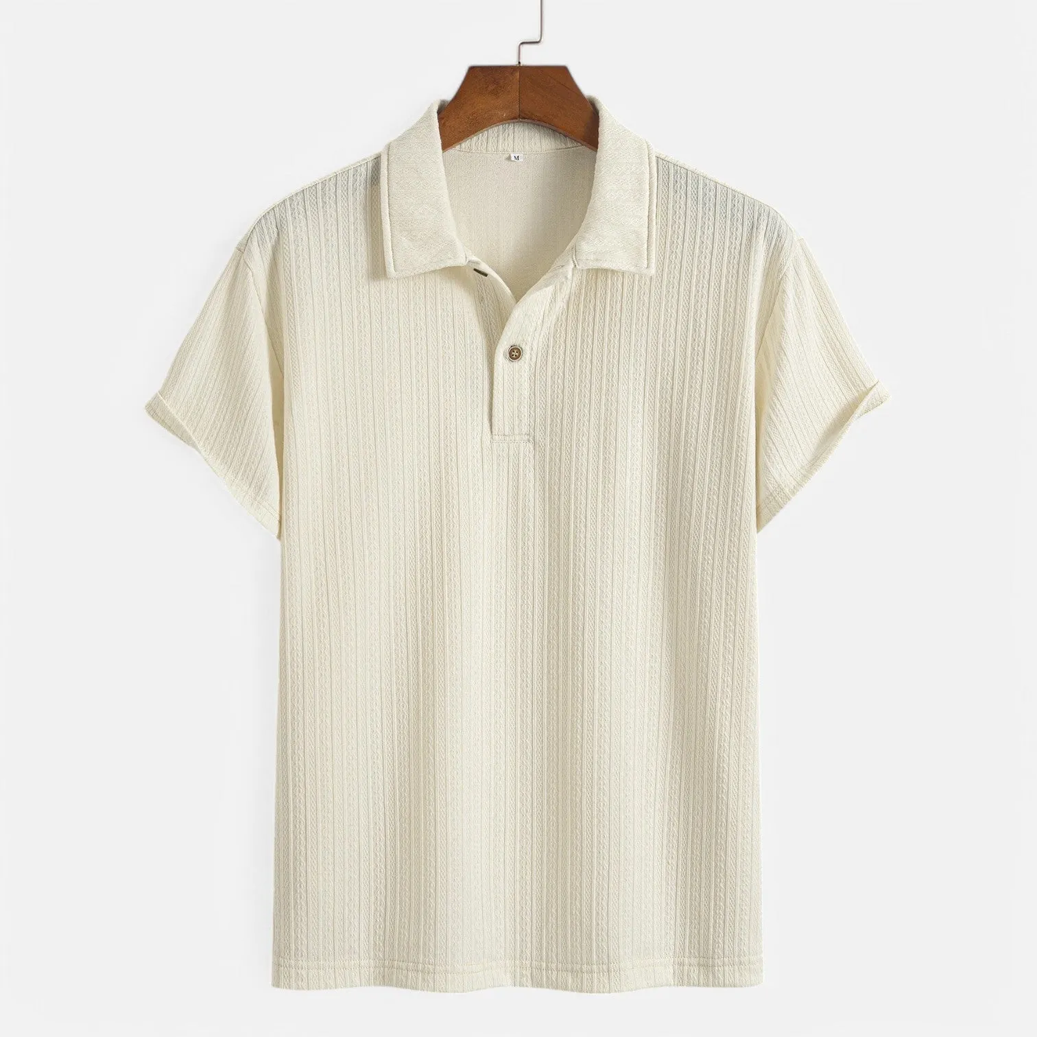 Monacogents | Textured Polo T-Shirt – Understated Cool, Elevated Craft