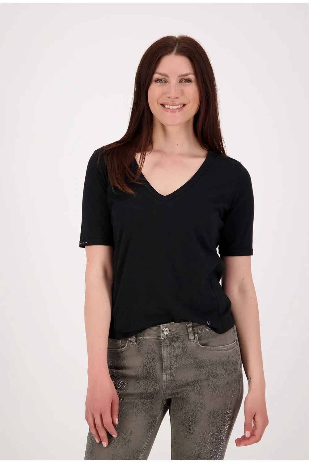 Monari Basic V Neck T-Shirt M805417